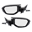 2019 Honda Civic LX - Driver and Passenger Side Mirror, Power Adjust, Non-Heated, Paintable, Manual Folding, No Signal Light, No Blind Spot Feature, Without Memory Recall, No Puddle Light, No Auto-Dimming, Coupe