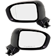 2015 Honda Civic Natural Gas - Driver and Passenger Side Mirror, Power Adjust, Non-Heated, Paintable, Manual Folding, No Signal Light, No Blind Spot Feature, No Memory, No Puddle Light, No Auto-Dimming
