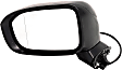 2015 Honda Civic Natural Gas - Driver and Passenger Side Mirror, Power Adjust, Non-Heated, Paintable, Manual Folding, No Signal Light, No Blind Spot Feature, No Memory, No Puddle Light, No Auto-Dimming