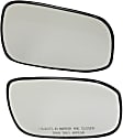 Driver and Passenger Side Mirror Glass, Non-Heated, Driver side - Flat; Passenger side - Convex, Japan Built Vehicle