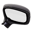 Driver and Passenger Side Mirrors, Power Adjust, Manual Folding, Heated, Paintable, In-housing Signal Light, No Memory, No Puddle Light, No Auto-Dimming, No Blind Spot Feature