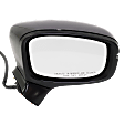 Driver and Passenger Side Mirrors, Power Adjust, Manual Folding, Heated, Paintable, In-housing Signal Light, With memory, No Puddle Light, No Auto-Dimming, No Blind Spot Feature