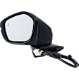 Driver and Passenger Side Mirror, Power Adjust, Heated, Manual Folding, Paintable, In-housing Signal Light, No Memory, No Puddle Light, No Auto-Dim, With Blind Spot Detection in Glass