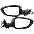 Driver and Passenger Side Mirror, Power Adjust, Heated, Manual Folding, Paintable, No Signal Light, No Memory, No Puddle Light, No Auto-Dim, With Blind Spot Detection in Glass