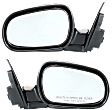 Driver and Passenger Side Mirrors, Power Adjust, Manual Folding, Non-Heated, Paintable, No Signal Light, No Memory, No Puddle Light, No Auto-Dimming, No Blind Spot Feature