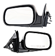 Driver and Passenger Side Mirrors, Power Adjust, Manual Folding, Non-Heated, Paintable, No Signal Light, No Memory, No Puddle Light, No Auto-Dimming, No Blind Spot Feature