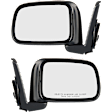 Driver and Passenger Side Mirrors, Power Adjust, Manual Folding, Non-Heated, Paintable, No Signal Light, No Memory, No Puddle Light, No Auto-Dimming, No Blind Spot Feature