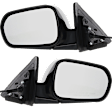 Driver and Passenger Side Mirrors, Power Adjust, Manual Folding, Non-Heated, Paintable, No Signal Light, Memory, Puddle Light, Auto-Dimming, and Blind Spot Feature, 4 Door Sedan, USA Built Vehicle