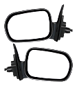 Sedan Driver and Passenger Side Mirror, Manual Adjust, Non-Heated, Non-Folding, Paintable, No Signal Light, No Memory, No Puddle Light, No Auto-Dim, No Blind Spot Feature