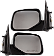 Driver and Passenger Side Mirror, Power Adjust, Non-Heated, Manual Folding, Textured Black, No Signal Light, No Memory, No Puddle Light, No Auto-Dimming, No Blind Spot Feature