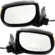 Driver and Passenger Side Mirrors, Power Adjust, Manual Folding, Heated, Paintable, In-housing Signal Light, No Memory, No Puddle Light, No Auto-Dimming, No Blind Spot Feature