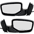 Driver and Passenger Side Mirrors, Power Adjust, Manual Folding, Heated, Paintable, No Signal Light, With memory, No Puddle Light, No Auto-Dimming, No Blind Spot Feature, EX Model