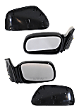 Coupe Driver and Passenger Side Mirror, Power Adjust, Heated, Non-Folding, Paintable, No Signal Light, No Memory, No Puddle Light, No Auto-Dim, No Blind Spot Feature