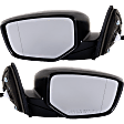 Driver and Passenger Side Mirror, Power Adjust, Non-Heated, Manual Folding, Paintable, No Signal Light, No Memory, No Puddle Light, No Auto-Dimming, No Blind Spot Feature