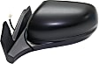 2016 Honda Pilot LX - Driver and Passenger Side Mirror, Power Adjust, Non-Heated, Textured Black, Manual Folding, No Signal Light, No Blind Spot Feature, No Memory, No Puddle Light, No Auto-Dimming