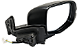 2016 Honda Pilot LX - Driver and Passenger Side Mirror, Power Adjust, Non-Heated, Textured Black, Manual Folding, No Signal Light, No Blind Spot Feature, No Memory, No Puddle Light, No Auto-Dimming