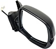 2016 Honda Pilot LX - Driver and Passenger Side Mirror, Power Adjust, Non-Heated, Textured Black, Manual Folding, No Signal Light, No Blind Spot Feature, No Memory, No Puddle Light, No Auto-Dimming
