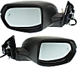 Driver and Passenger Side Mirror, Power Adjust, Heated, Manual Folding, Paintable, In-housing Signal Light, No Memory, No Puddle Light, No Auto-Dim, With Blind Spot Detection in Glass