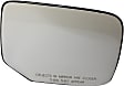 Driver and Passenger Side Mirror Glass, Heated, No Blind Spot Feature, Backing Plate Included