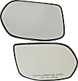 Driver and Passenger Side Mirror Glass, Non-Heated, No Blind Spot Feature