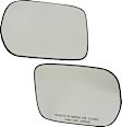 Driver and Passenger Side Mirror Glass, Heated, No Blind Spot Feature, Backing Plate Included
