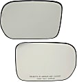 2003-2008 Honda Pilot - Driver and Passenger Side Mirror Glass, Non-Heated, No Blind Spot Feature, Backing Plate Included
