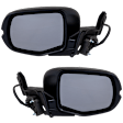 Driver and Passenger Side Mirror, Power Adjust, Heated, Manual Folding, Paintable, In-housing Signal Light, No Memory, No Puddle Light, No Auto-Dim, No Blind Spot Feature