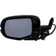 Driver and Passenger Side Mirror, Power Adjust, Heated, Manual Folding, Paintable, In-housing Signal Light, No Memory, No Puddle Light, No Auto-Dim, No Blind Spot Feature