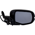 Driver and Passenger Side Mirror, Power Adjust, Heated, Manual Folding, Paintable, In-housing Signal Light, No Memory, No Puddle Light, No Auto-Dim, No Blind Spot Feature