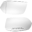 Driver and Passenger Side Mirror Glass, Heated, No Blind Spot Feature, Backing Plate Included