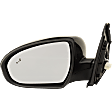 2016-2018 Hyundai Tucson - Driver and Passenger Side Mirror, Power Adjust, Heated, Manual Folding, Paintable, In-housing Signal Light, Driver Side - With Memory; Passenger Side - No Memory, No Puddle Light, No Auto-Dimming