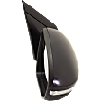 2016-2018 Hyundai Tucson - Driver and Passenger Side Mirror, Power Adjust, Heated, Manual Folding, Paintable, In-housing Signal Light, Driver Side - With Memory; Passenger Side - No Memory, No Puddle Light, No Auto-Dimming