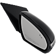 Driver and Passenger Side Mirror, Power Adjust, Heated, Manual Folding, Paintable, In-housing Signal Light, No Memory, No Puddle Light, No Auto-Dim, With Blind Spot Detection in Glass