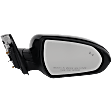 Driver and Passenger Side Mirror, Power Adjust, Heated, Manual Folding, Paintable, In-housing Signal Light, No Memory, No Puddle Light, No Auto-Dim, With Blind Spot Detection in Glass