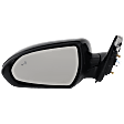 Driver and Passenger Side Mirror, Power Adjust, Heated, Manual Folding, Paintable, In-housing Signal Light, With Memory, With Blind Spot Detection in Glass, Korea Built Vehicle