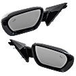 Driver and Passenger Side Mirror, Power Adjust, Heated, Manual Folding, Paintable, In-housing Signal Light, No Memory, No Puddle Light, No Auto-Dim, With Blind Spot Detection in Glass