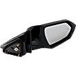 Driver and Passenger Side Mirrors, Power Adjust, Manual Folding, Heated, Paintable, In-glass Signal Light, No Memory, No Puddle Light, No Auto-Dimming, With Blind Spot Detection in Glass