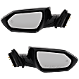 Driver and Passenger Side Mirror, Power Adjust, Heated, Manual Folding, Paintable, In-housing Signal Light, No Memory, No Puddle Light, No Auto-Dim, With Blind Spot Detection in Glass