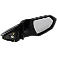 Driver and Passenger Side Mirror, Power Adjust, Heated, Manual Folding, Paintable, In-housing Signal Light, No Memory, No Puddle Light, No Auto-Dim, With Blind Spot Detection in Glass