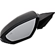 Driver and Passenger Side Mirrors, Power Adjust, Manual Folding, Heated, Paintable, In-housing Signal Light, No Memory, No Puddle Light, No Auto-Dimming, With Blind Spot Detection in Glass