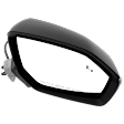 Driver and Passenger Side Mirror, Power Adjust, Heated, Manual Folding, Paintable, In-housing Signal Light, No Memory, No Puddle Light, No Auto-Dim, With Blind Spot Detection in Glass