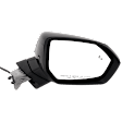 Driver and Passenger Side Mirror, Power Adjust, Heated, Manual Folding, Paintable, In-housing Signal Light, No Memory, No Puddle Light, No Auto-Dim, With Blind Spot Detection in Glass