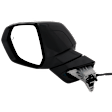 Driver and Passenger Side Mirror, Power Adjust, Heated, Manual Folding, Paintable, In-housing Signal Light, No Memory, No Puddle Light, No Auto-Dim, With Blind Spot Detection in Glass