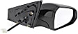 Driver and Passenger Side Non-Towing Mirrors, Power, Manual Folding, Heated, Paintable, No Signal Light, No Memory, No Puddle Light, No Auto-Dimming