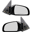 Driver and Passenger Side Mirrors, Power, Non-Folding, Heated, Paintable, No Signal Light, No Memory, No Puddle Light, No Auto-Dimming, No Blind Spot Feature