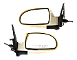 Driver and Passenger Side Mirror, Manual Adjust, Non-Heated, Manual Folding, Paintable, No Signal Light, No Memory, No Puddle Light, No Auto-Dim, No Blind Spot Feature