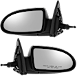 Driver and Passenger Side Non-Towing Mirrors, Manual Adjust, Manual Folding, Non-Heated, Textured Black, No Signal Light, No Memory, No Puddle Light, No Auto-Dimming