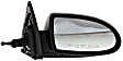 Driver and Passenger Side Non-Towing Mirrors, Manual Adjust, Manual Folding, Non-Heated, Textured Black, No Signal Light, No Memory, No Puddle Light, No Auto-Dimming