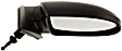 Driver and Passenger Side Non-Towing Mirrors, Manual Adjust, Manual Folding, Non-Heated, Textured Black, No Signal Light, No Memory, No Puddle Light, No Auto-Dimming