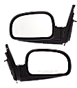 Driver and Passenger Side Mirrors, Power Adjust, Manual Folding, Non-Heated, Paintable, No Signal Light, No Memory, No Puddle Light, No Auto-Dimming, No Blind Spot Feature